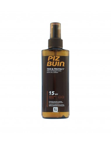 "Piz Buin Tan & Protect" - SPF 15 pagreitinantis apsauginis aliejus nuo saulės