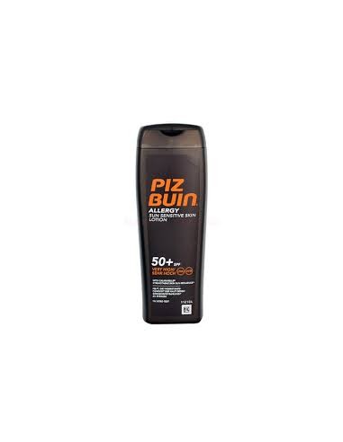 "Piz Buin" losjonas nuo alergijos SPF50 - apsauginė emulsija nuo saulės