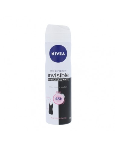 "Nivea Invisible Black & White Clear" - purškiamas antiperspirantas