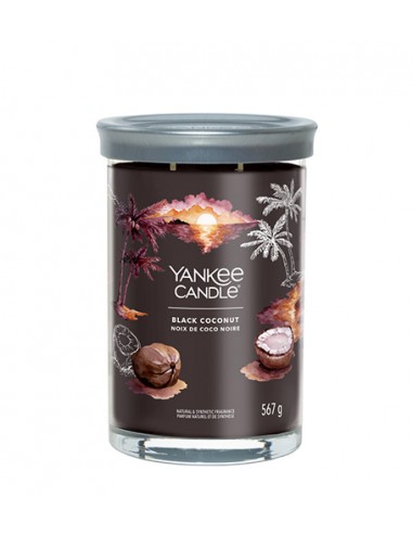 "Yankee Candle Black Coconut" - didelis puodelis su parašu