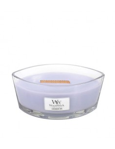 WoodWick Lavender Spa - kvapioji žvakė su medine dagtimi