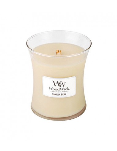 "WoodWick Vanilla Bean" - kvapioji žvakė su medine dagtimi