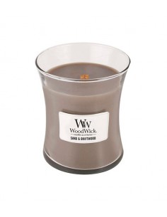 "WoodWick Sand & Driftwood" - kvapioji žvakė su medine...