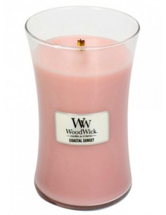 "WoodWick Coastal Sunset" - kvapioji žvakė su medine dagtimi