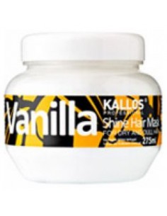 Kallos Vanilla Shine Hair Mask - kaukė sausiems plaukams