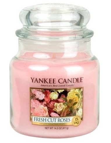 Yankee Candle Fresh Cut Roses - scented candle