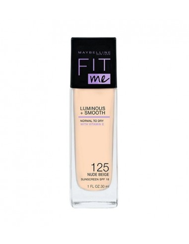 Maybelline Fit Me! Skystas makiažo pagrindas - šviesinantis skystas makiažas SPF 18