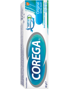 "Corega Original" - itin stiprus dantų protezų tvirtinimo...
