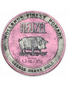 REUZEL Styling Pink Pomade Grease Heavy Hold - vidutinio...