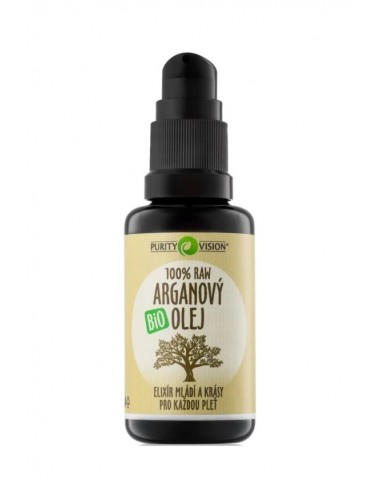 Purity Vision Raw Bio Arganový olej - 100 % neapdorotas argano aliejus