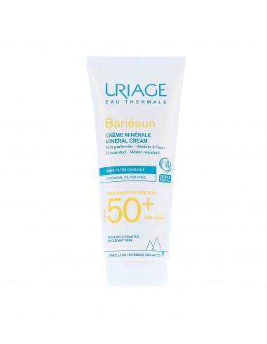 "Uriage Bariésun" - mineralinis apsauginis kremas veidui ir kūnui SPF 50+