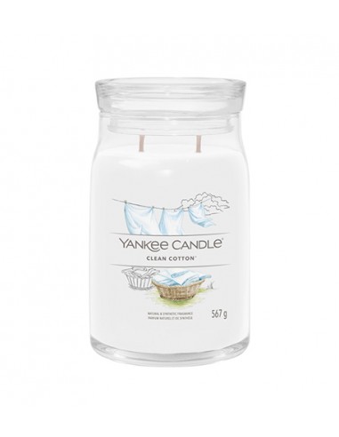 "Yankee Candle Clean Cotton" - firminė didelė žvakė