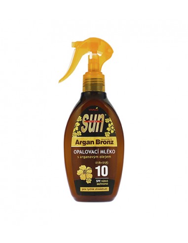 "Vivaco Sun Argan Bronz" - apsauginis losjonas nuo saulės su argano aliejumi SPF 10