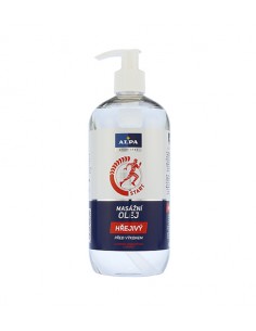 "Alpa" masažo aliejus - šiltas prieš treniruotę