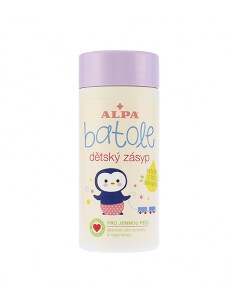 "Alpa Batole" - kūdikių pudra su alyvuogių lapų ekstraktu
