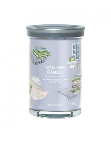 "Yankee Candle A Calm & Quiet Place" - didelis puodelis su parašu