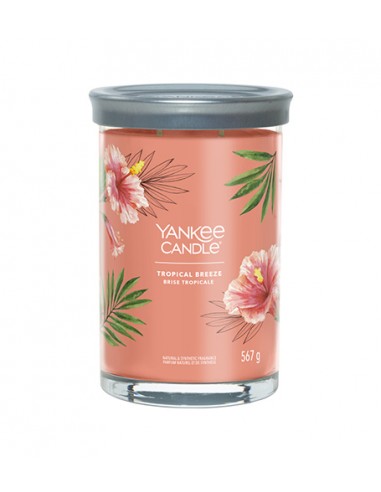 "Yankee Candle Tropical Breeze" - didelis puodelis su parašu