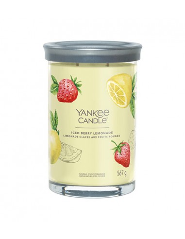 "Yankee Candle" ledinis uogų limonadas - didelis puodelis su parašu