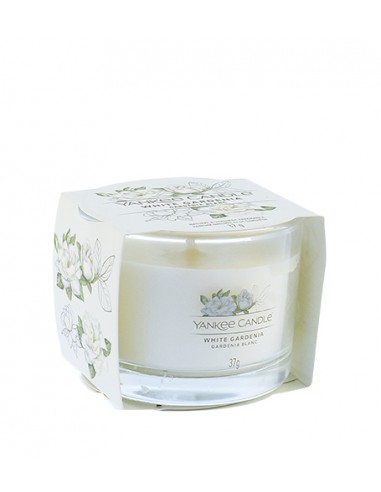 "Yankee Candle White Gardenia" - vaitozinė žvakė stiklinėje dėžutėje