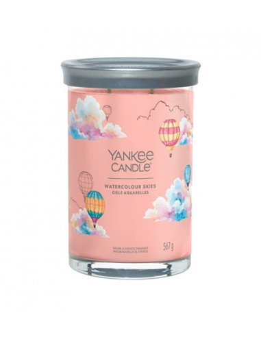 "Yankee Candle" Akvarelinis dangus - didelis puodelis su parašu