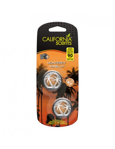 "California Scents" mini difuzorius "Monterey Vanilla" - automobilio kvapas