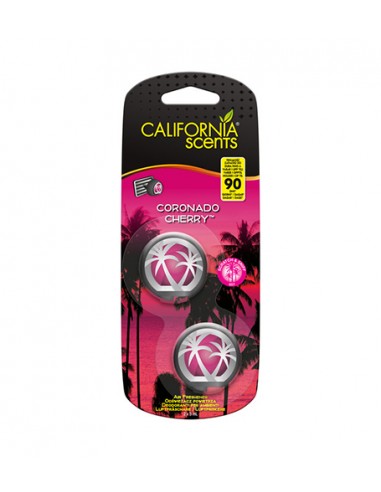 "California Scents" mini difuzorius "Coronado Cherry" - automobilių kvepalai