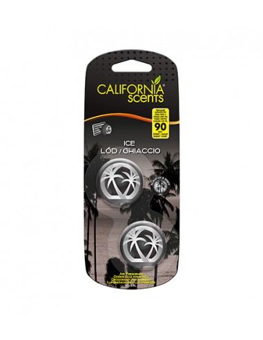 "California Scents" mini difuzorius "Ice" - automobilio kvapas