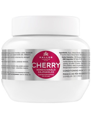 Kallos Cherry - moisturizing hair mask