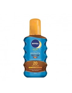 "Nivea Sun Protect & Bronze" - įdegio aliejus SPF 20