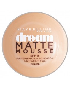 "Maybelline Dream Matte Mousse" - matinis makiažas